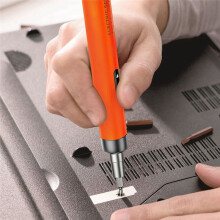 Electric Screwdriver Set Precision Power Tool Kit Rechargeable Wireless  Small Bits for Mobile Cell Computer Gray