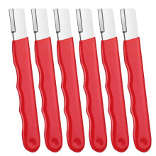 Draagbare Snelle Slijper, Draagbare Mes Tuingereedschap Slijpsteen, Gazonmesslijper (Rood, 6 Stuks)