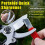 Portable Quick Sharpener, Hand Held Knife Garden Tool Sharpener Stone, Lawn Blade Sharpener (Red,6Pcs) 4
