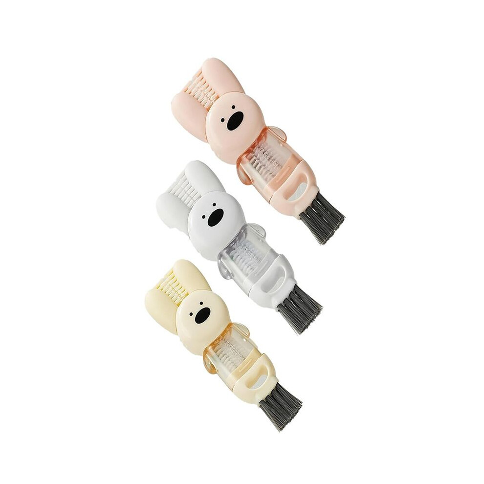 3-In-1 Cup Lid Cleaning Brush, Portable Cleaning Brush Set, Suitable for Cup Lids with Narrow Spaces Between Cups