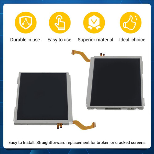 Replacement for  3DS XL LL Upper LCD Screen Display LCD Screen Replacement Accessories 2