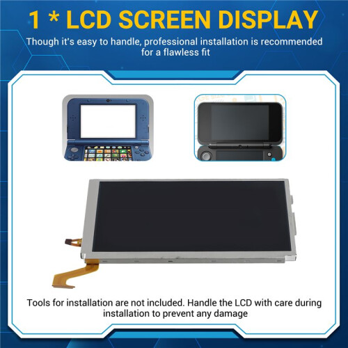 Replacement for  3DS XL LL Upper LCD Screen Display LCD Screen Replacement Accessories 1