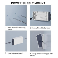 For Starlink V3 Mount,for Starlink Gen 3 Router and Gen 3 Power Supply Mounting Kit
