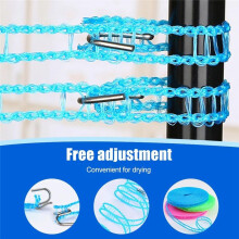 Windproof and Non-Slip Clothesline, Portable Clothesline, Retractable Clothesline for Travel and Camping