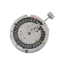 ST2552 Six-Pin 6 O'Clock Black Calendar Fully Automatic Mechanical Movement 3/6/9 Small Needle Watch Accessories