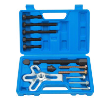 Durable Material Harmonic Balancer Steering Wheel Puller Kit, Crankshaft Pulley Puller Installer Tool Set Rust Resistant Compatibility Multifunction