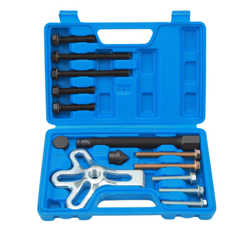 Rust Resistant Harmonic Balancer Puller Tool Set, Power Steering Pulley Remover Multifunction Durable Material Compatibility Easy Operation Reusable