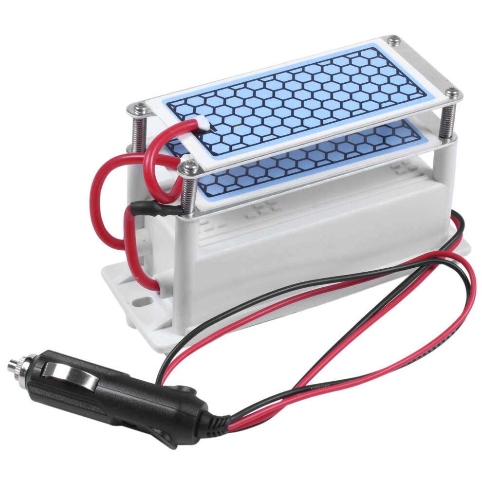 Ozone Generator Car 12V 10G Portable Ceramic Plate Air Purifier Air Sterilizer Car Ozone Air Air Cleaner Ozonizer Odor 4713245993995