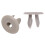 100x for T4 T5 Transporter Eurovan Dark Grey Trim Panel Lining Clips 8
