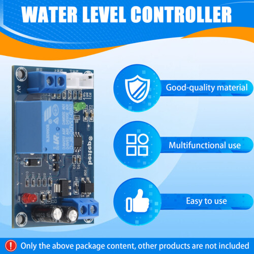 Xh-M203 Full Automatic Water Level Controller Pump  Module Ac/ 12V Relay Sensors 1