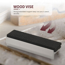 4 inch Vise Universal Soft Vice Pads Covers, Multi-Purpose Protector for Any Metal Vice,2 Pcs,Silver