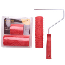 7 Inch Empaistic Pattern Roller Painter +2 PCS Wood Graining Painting Tool,Art Wallpaper Imitation Wood Grain Tool,Wall Texture Art Painting Tool Set