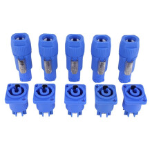 3 PIN AC Powercon Connector Male Plug NAC3FCB AC Power Plug 20A/250V for Stage Light LED Screen