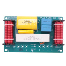 2 StüCk 120 W Lautsprecherweiche 3-Wege-Audio-Frequenzteiler Lautsprecher WEAH-338 3 Einheit Crossover-Filter für Lautsprecher