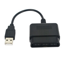 USB-Adapter-Konverterkabel für PS2 Dualshock Joypad GamePad zu PS3 PC USB-Games-Controller-Adapter-Konverterkabel