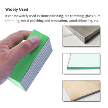 4Pcs Diamond Hand Polishing Pads for Ceramic Tile Glass Grinding,Sanding Polishing Grinding Block 60 ,100 ,200 ,400