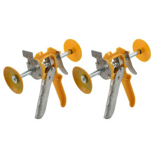 2 Teiliges Fliesennivellierungs System Nivellier GeräT Wandfliesenpflaster Ortungs Werkzeug Clip Clip Bodeninstallation Fliesenausrichtungs Werkzeug