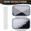 Non-Stick Silicone Dehydrator Sheets,Fruit Dehydrator Mats Reusable Steamer Mat Mesh Sheet for Fruit Dryer 8 Pcs 2