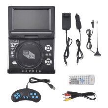Tragbarer 7,8 Zoll TV Heim Auto DVD Abspieler HD VCD CD MP3 HD EVD Abspieler mit TV/FM/USB/Spiel Funktion EU Stecker