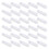 30Pcs Vertical Blind Stem Replacement White Stems for Vertical Window Blind Vertical Blind Carrier Stem 1