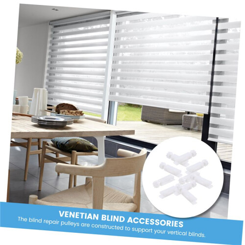 30Pcs Vertical Blind Stem Replacement White Stems for Vertical Window Blind Vertical Blind Carrier Stem 2