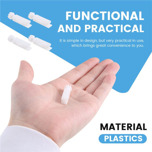 30Pcs Vertical Blind Stem Replacement White Stems for Vertical Window Blind Vertical Blind Carrier Stem 2