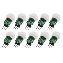10Pcs AM312  Human Sensor Module IR Pyroelectric Infrared PIR Motion Sensor Detector Modules  2.7V to 12V