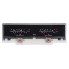 Doppel Zeiger VU Meter Stereo Audio VerstäRker Platine DB Sound Audio Level Indikator Tester Einstellbare Hintergrund Beleuchtung