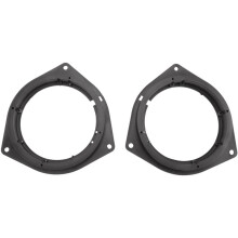 6.5Inch Front Rear Door Stereo Speaker Mat Adapter Wire Mount Plugs Plates Bracket Spacers Ring for Rav4 09-21
