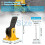 50 PCS Tile Tools for Leveling Installation, Reusable Tile Leveling System, Floor Leveling Tools, Tile Leveling Clips 8