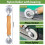 3 Piece Screen Tool Set, Window Screen Spline Roller Tool, Screen Pressure Changer Screen Door Repair Kit, Durable 6