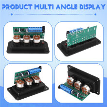 Digital Power Amplifier Board Stereo Amp NS4110B Sound Amplifier 2X20W HIFI Amplificador Treble Bass Tone, with Panel