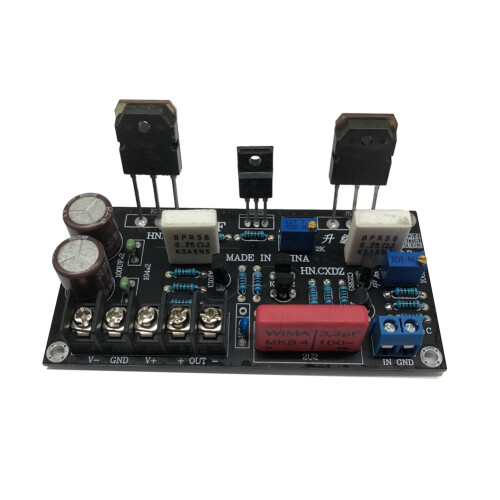 30W Direct Coupled FET Power Amplifier Board Pure Class a Amplifier Board Module 0Hz-100 KHZ FR-4 Double Panel 1