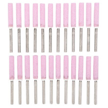 24 Pack Chainsaw Sharpener Grinding Stones Polishing Grinding Tool for Chainsaw Sharpener 3X4.8mm