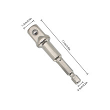 Adaptador Universal de Gato de Tijera 1/2 Pulgadas Barra de ExtensióN de Bola Herramienta de Llave de Impacto Herramienta de Desmontaje de Coche