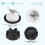 9704230 Blender Coupler Replacment Parts for ,4 Leaf Blender Blade and Blender Coupler with Spanner 6