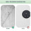 215 mm Self-Adhesive Sanding Disc Wall Polishing Backing Plate Hook&Loop Replacement Sanding Pad for Drywall Sander 6