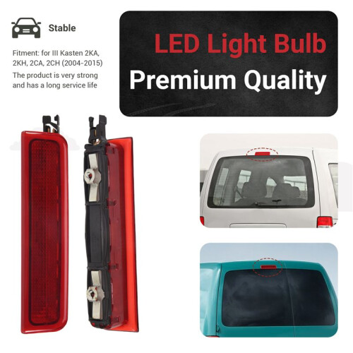 For 2004-2015 Caddy LED Third 3Rd Center High Level Rear Brake Light Lamp 2K0945087C 2