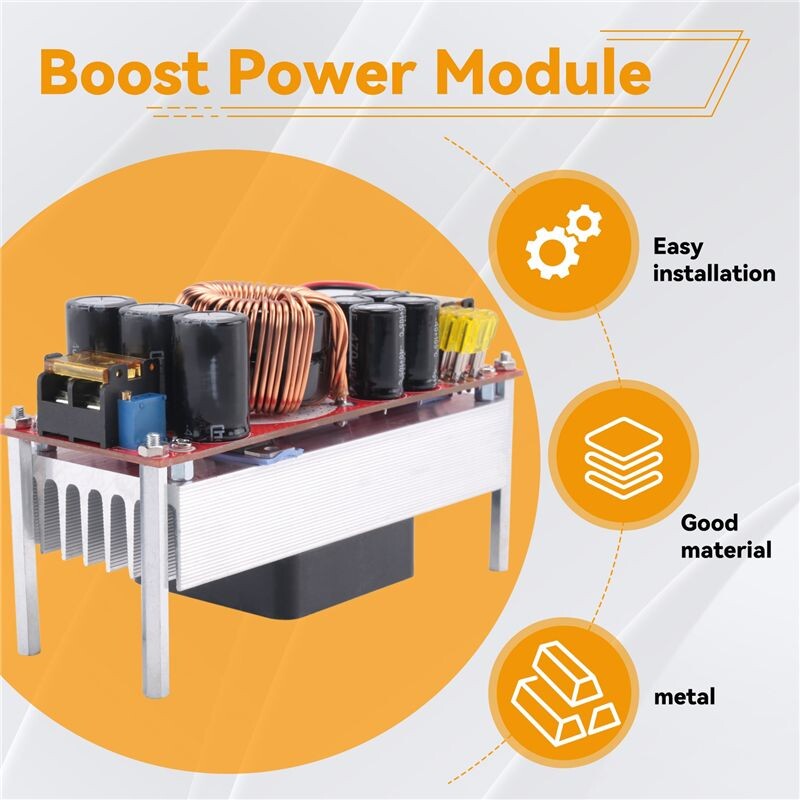 1800W Voltage Converter CV Boost Converter Step Adjustable Module Power ...