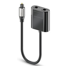 Optische Vezelkabelsplitter 2-In-1-Connectoren TV Digitale Optische Vezelaudiosplitterkabeladapter