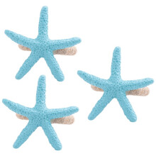 Juego de Servilleteros con Forma de Estrella de Mar, 12 Unidades, Costas Oceánicas, Decoración Náutica para Mesa de Boda, Fiesta, Playa