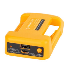 USB Charger Adapter for  18V 20V Li-Ion Battery with USB and Type-C Fast Charging DCB200 DCB205 (Without Battery)