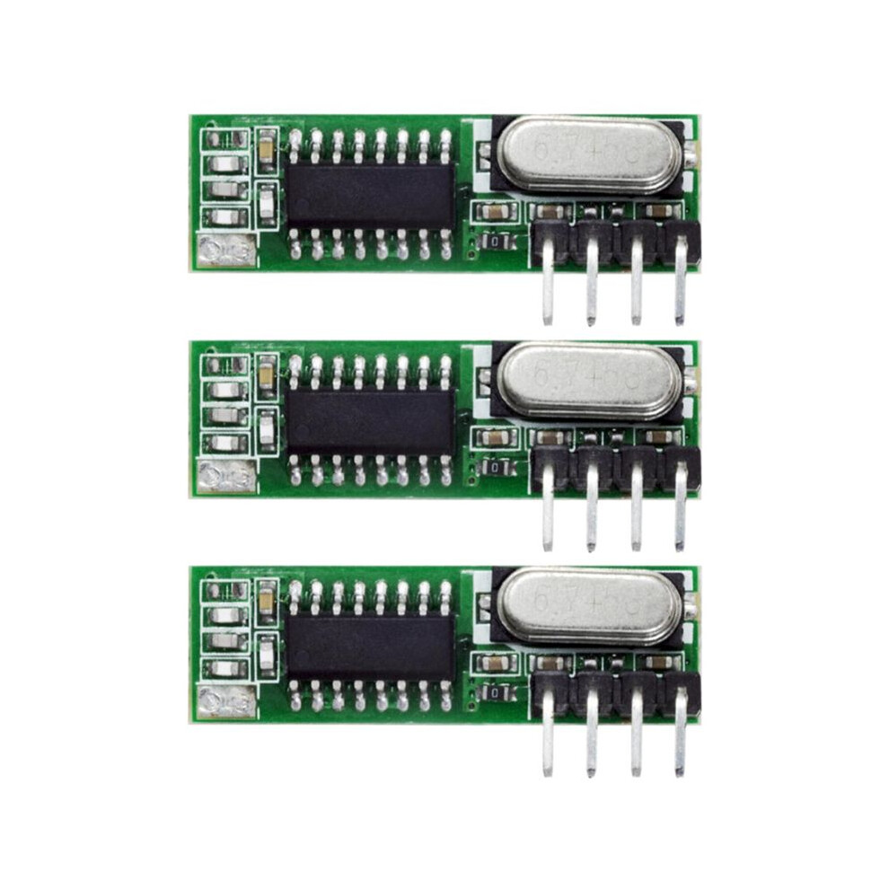 3Pcs Mhz Superheterodyne Rf Receiver And Transmitter Module For Wireless Module Kit 433Mhz Remote Control 6132829071283