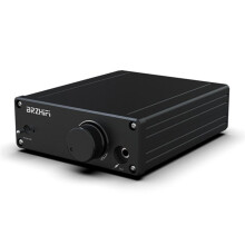 BRZHIFI 2x80W MA12070 Amplificador de Potencia de Audio Digital Altavoces HiFi Estéreo AMP Clase D Aux DC15-19V Negro
