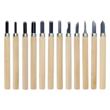 Holzschnitzwerkzeuge-Set, Professionell, Holzschnitzwerkzeuge Aus Kohlenstoffstahl, 12er-Set, Holzschnitzwerkzeuge, Perfekt für Schnitzen