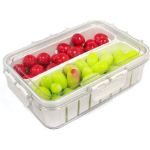 Conservazione nel Frigorifero con Scatola per Snack: Vassoio da Portata Diviso - Organizer per Snack, Piatto per Alimenti Riutilizzabile, Supporto per