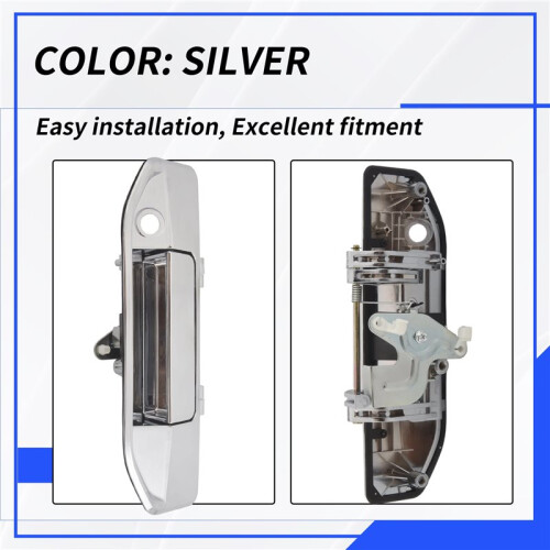 Car Tailgate Handle for  Hunter F70 Cargo Box Handle Rear Trunk Handle Tail Door Buckle Electroplating Handle 2