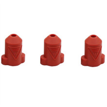 3 Stuks Siliconen Sokken Warmte-Isolatie Hoes voor  K1/K1Max Keramische Verwarmingsblokset voor K1 Hotend Rood
