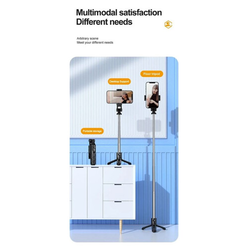 V03  Wireless Selfie Stick/Tripod Stand with  Shutter Extendable Monopod for Mobile Phone 2