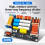 3 Way 800W High Power Multi Speaker High Medium Low 3 Way Frequency Converter Adjustable Frequency Divider PA-3803A 6